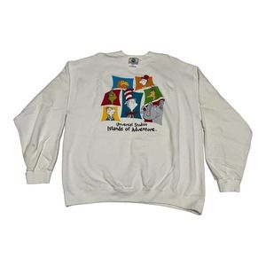 XL Vintage Dr Seuss Islands Of Adventure Universal Studios VTG Mens Sweater